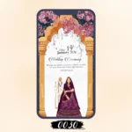 Garden Union Wedding Card