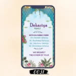 Classic Wedding Card