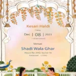 Kesari Wedding Card