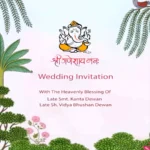 Kesari Wedding Card