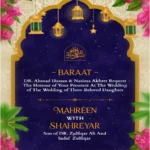 Muslim Wedding Cards