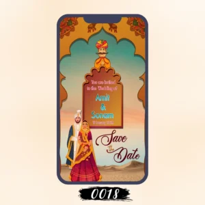 Rajasthani Wedding Card