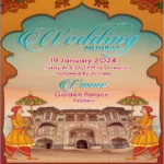 Rajasthani Wedding Card