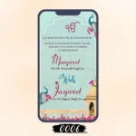 Sikh Wedding Invitation