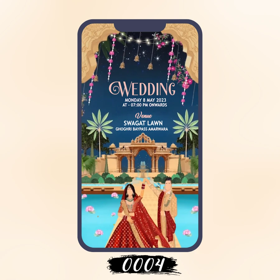 Royal Palace Wedding Invitation – 0004
