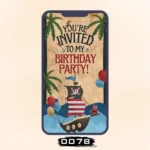 Elegant Birthday Invitation Card