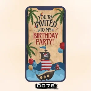 Elegant Birthday Invitation Card