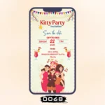 Kitty Party Invitation Card