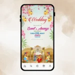 Love Unfolds Wedding Invitation Card