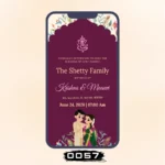 Love Wedding Invitation Card