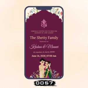 Love Wedding Invitation Card