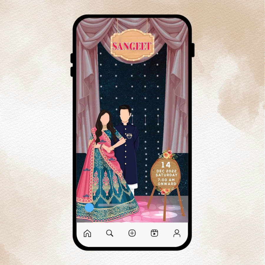 Love Wedding Invitation Card