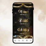 One Wedding Invitation Card
