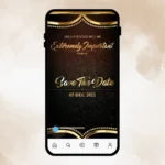 One Wedding Invitation Card