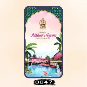 Time Wedding Invitation Card
