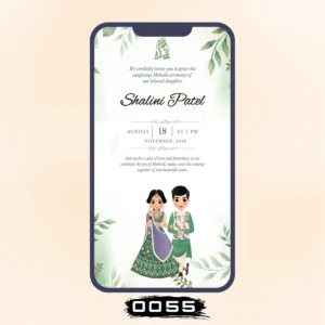 Union Wedding Invitation Card