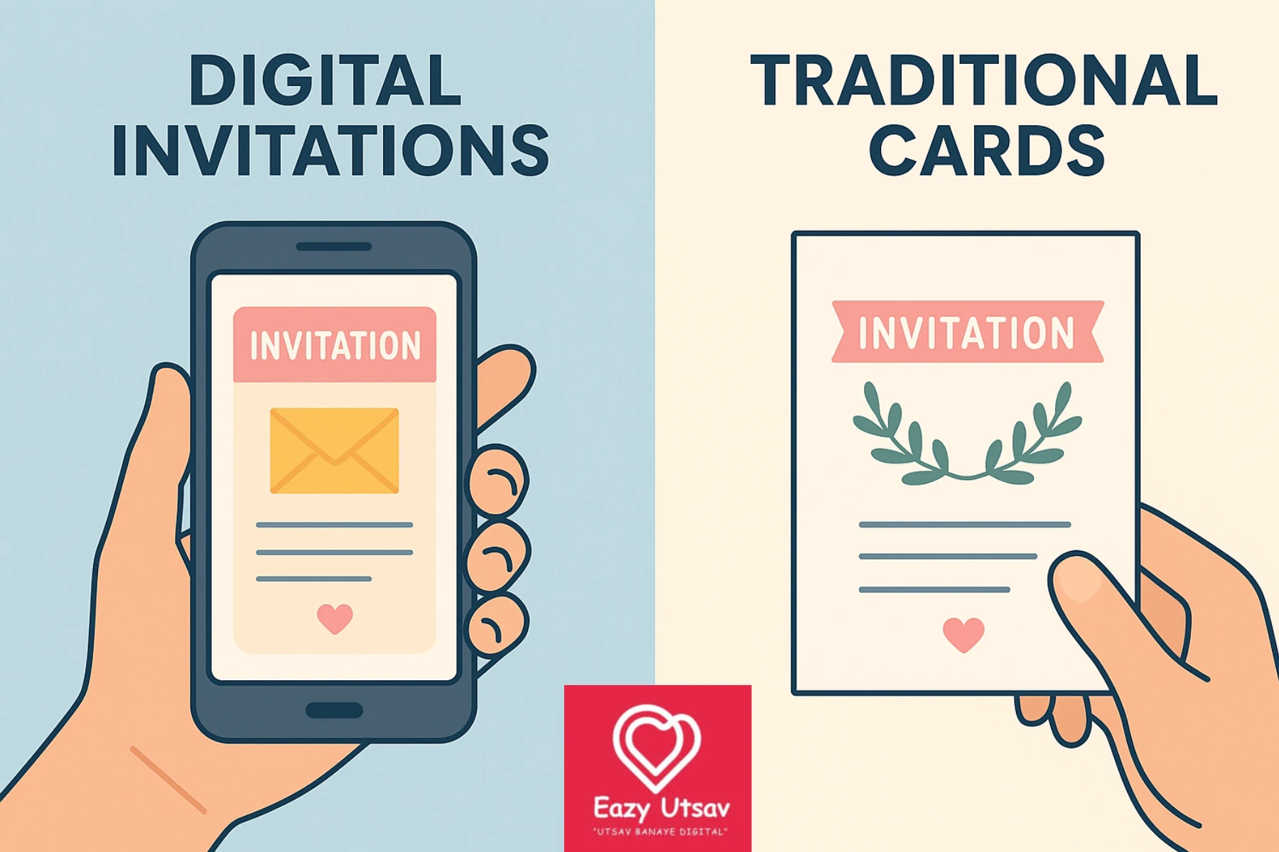 Digital Invitations Vs Traditional Cards – Which One Is Better?