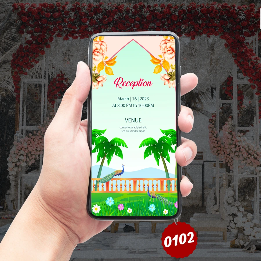 Eternal Love Digital Wedding Invitation