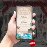Floral Romance Digital Wedding Invitation