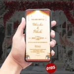 Minimal Modern Digital Wedding Invitation