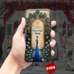 Peacock Royal Heritage Wedding Invitation