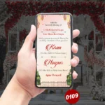 Rustic Charm Digital Wedding Invitation