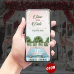 Rustic Charm Digital Wedding Invitation