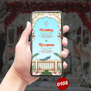 Traditional Blessings Digital Wedding Invitation