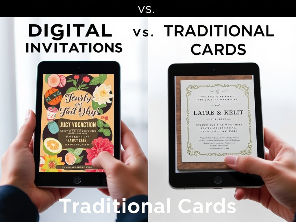 Digital Invitations Vs. Traditional Cards