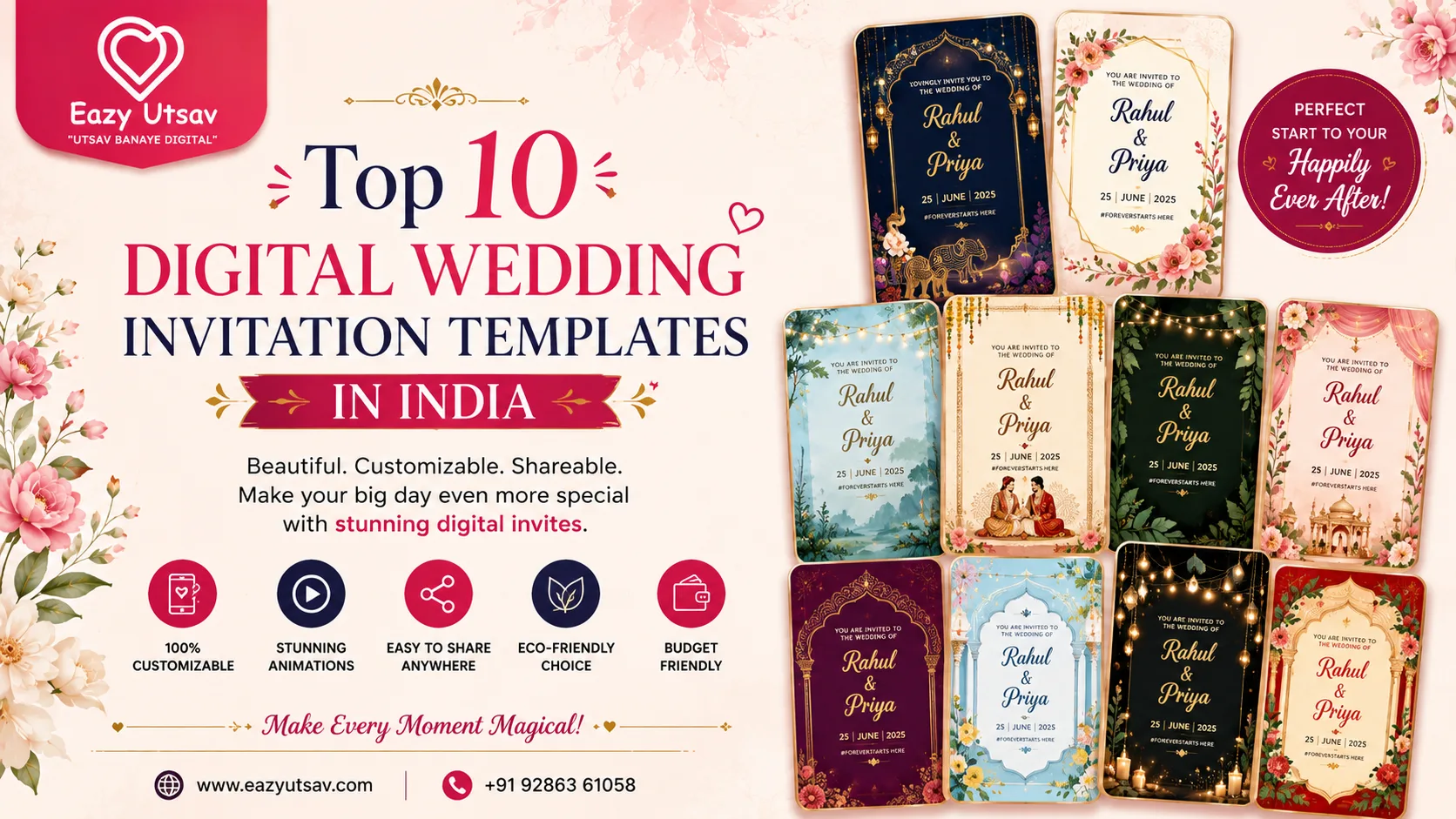 Top 10 Digital Wedding Invitation Templates in India