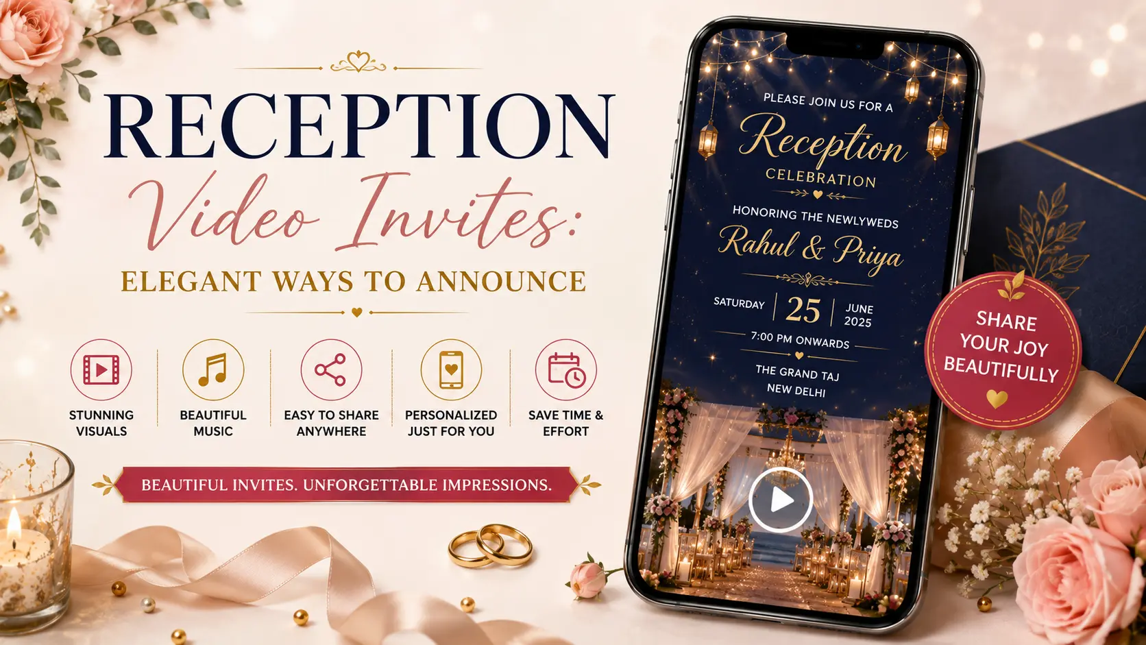 Reception Video Invites
